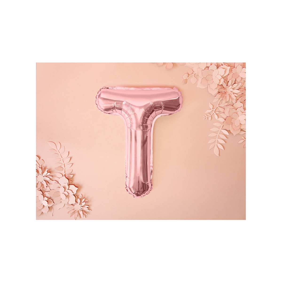 1 Ballon XS - Buchstabe T - RoseGold