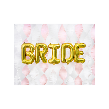 1 Ballon XS - Buchstabe V - Gold