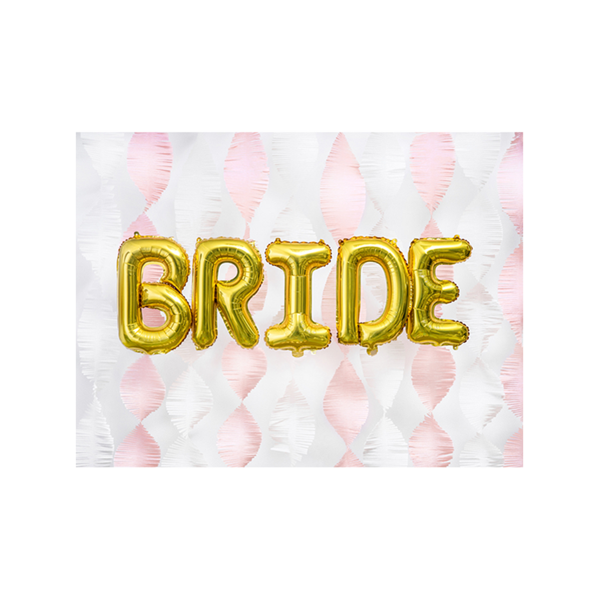 1 Ballon XS - Buchstabe X - Gold