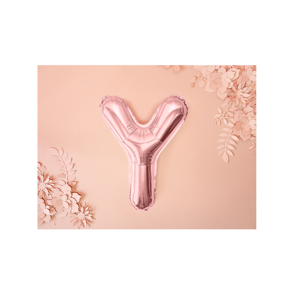 1 Ballon XS - Buchstabe Y - RoseGold