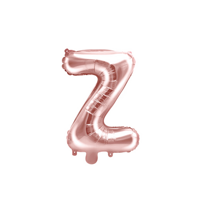 1 Ballon XS - Buchstabe Z - RoseGold