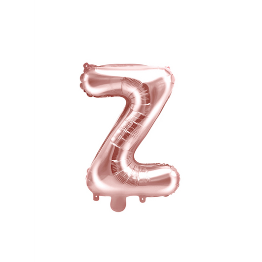 1 Ballon XS - Buchstabe Z - RoseGold