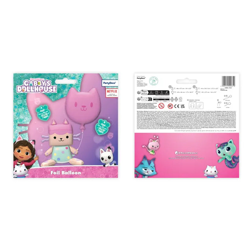 1 Ballon - Baby Box & Katze