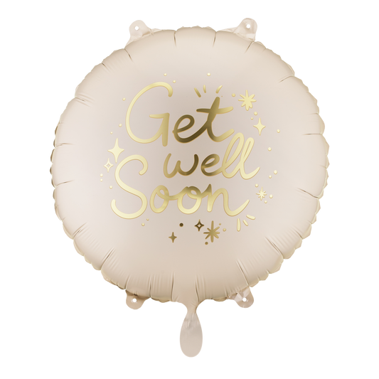 1 Ballon - Get Well Soon - Creme