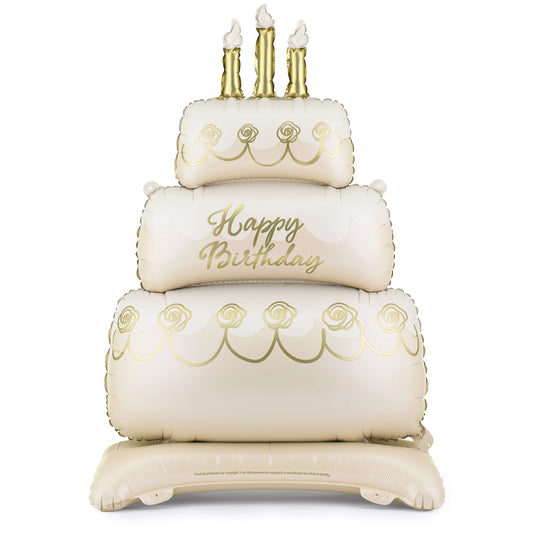 1 Stehender Ballon XXL - Torte