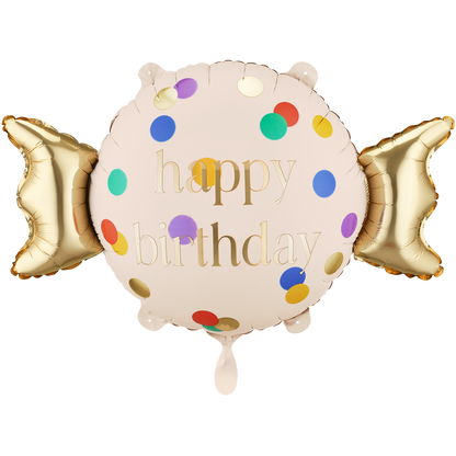 1 Ballon - Bonbon Happy Birthday