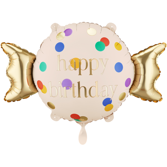 1 Ballon - Bonbon Happy Birthday