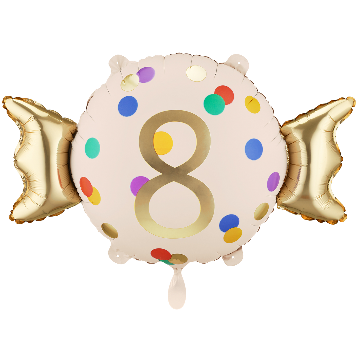 1 Ballon - Zahl 8 - Bonbon