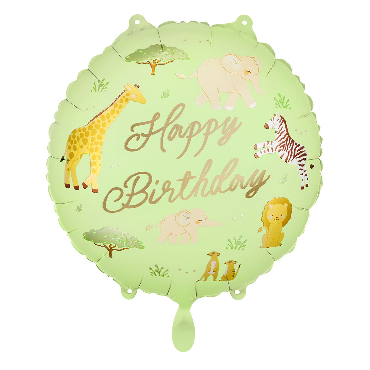 1 Ballon - Happy Birthday - Safari