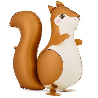 1 Laufender Ballon XXL - Eichhörnchen