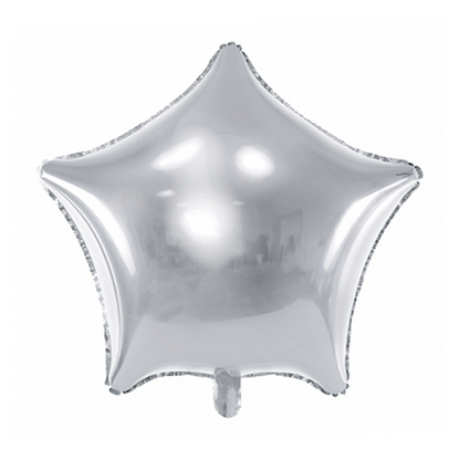 1 Ballon - Stern - Silber