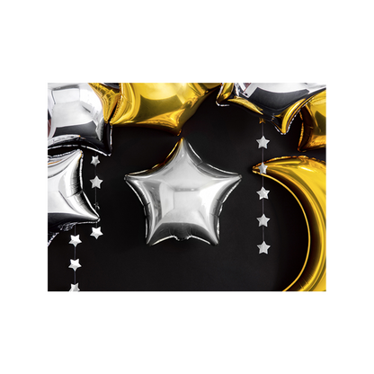 1 Ballon - Stern - Silber