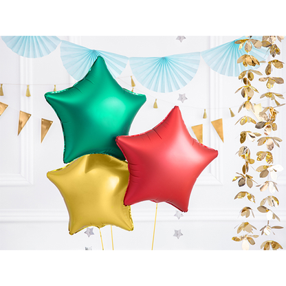 1 Ballon - Stern - Satin - Gold