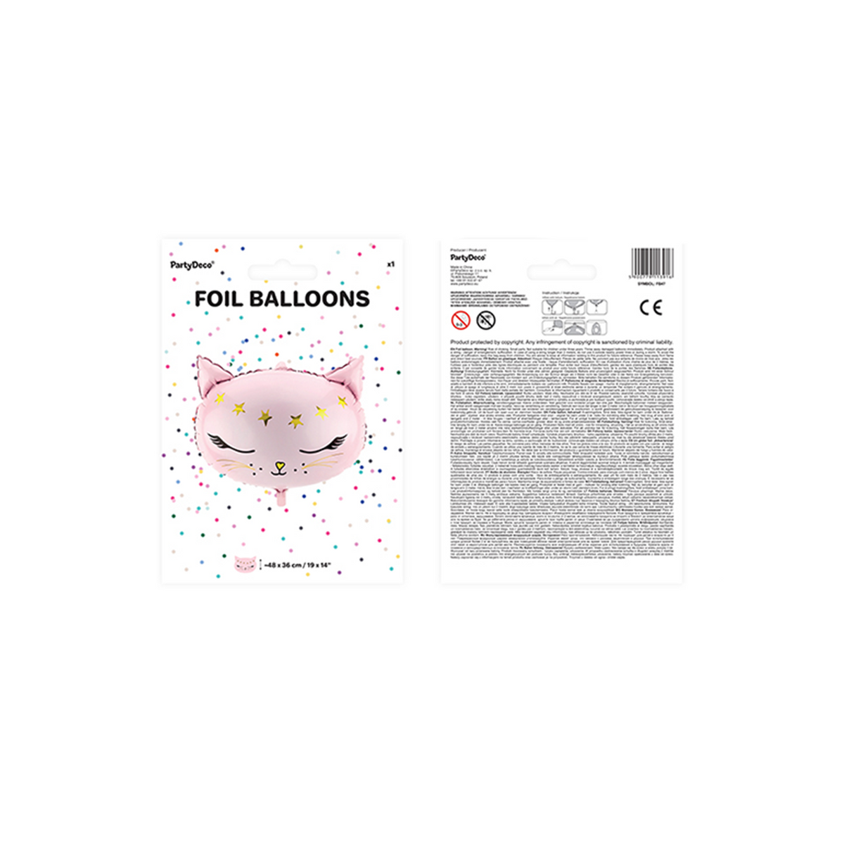 1 Ballon XXL - Glossy Cat
