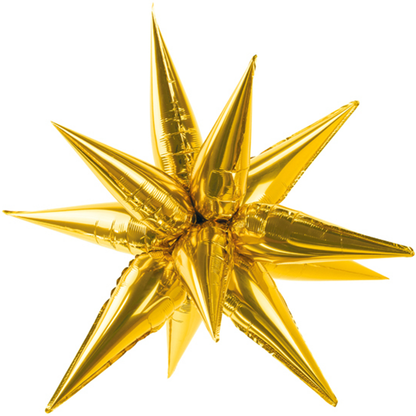 1 Ballon XXL - Stern 3D - XXL - Gold