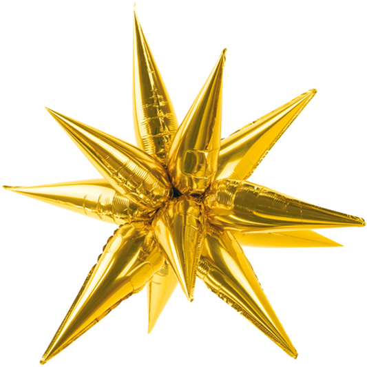 1 Ballon XXL - Stern 3D - XXL - Gold