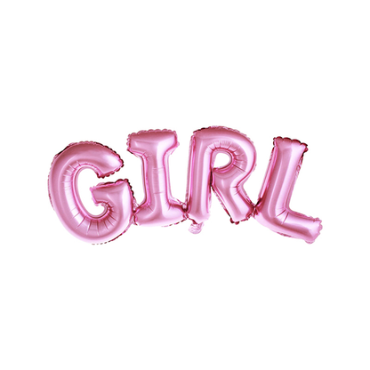 1 Ballon - Schriftzug - GIRL