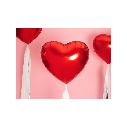 1 Ballon - Herz - Rot