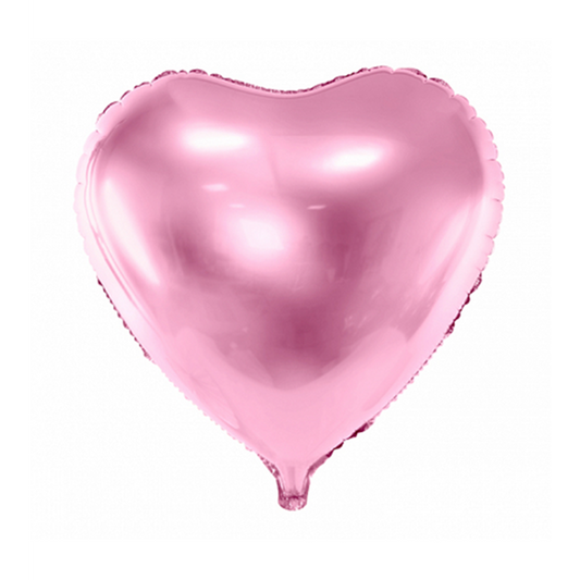 1 Ballon - Herz - Rosa