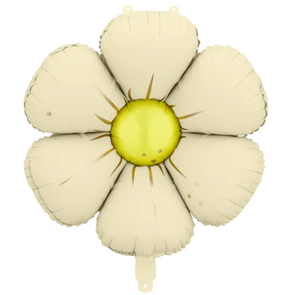 4 Folienballons für Girlanden - Daisies - Creme