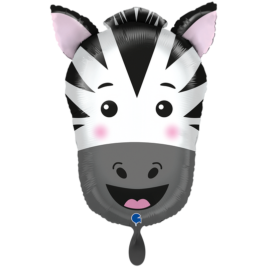 1 Balloon XXL - Zebra Head