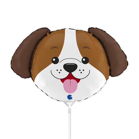 10 Miniballoons Airfilled - Dog Head (Unverpackt)