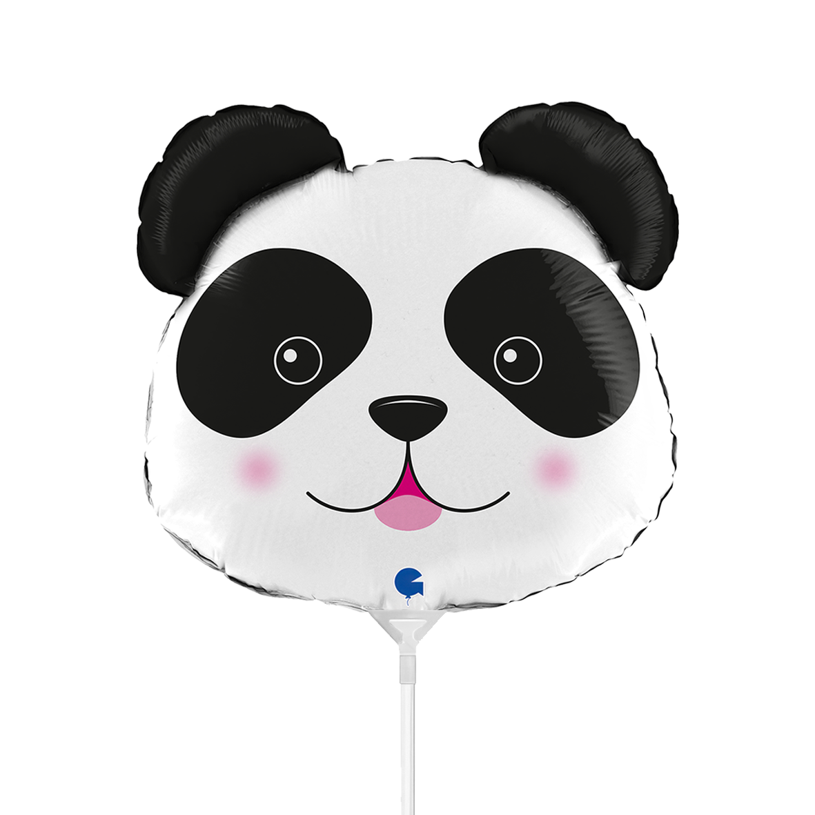 10 Miniballoons Airfilled - Panda Head (Unverpackt)