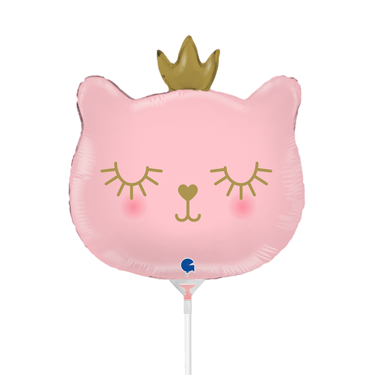 10 Miniballoons Airfilled - Cat Princess (Unverpackt)