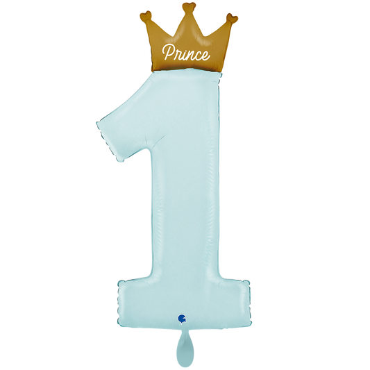 1 Balloon XXL - My 1st Birthday Prince