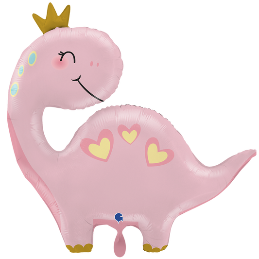 1 Balloon XXL - Pink Dino