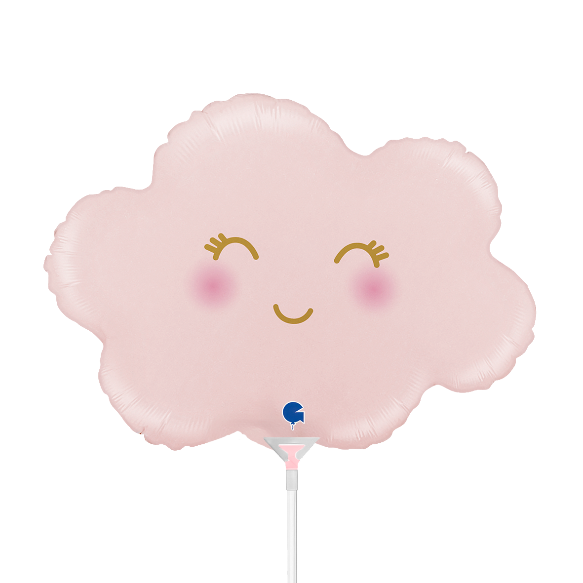10 Miniballoons Airfilled - Cloud Satin Pastel Pink (Unverpackt)