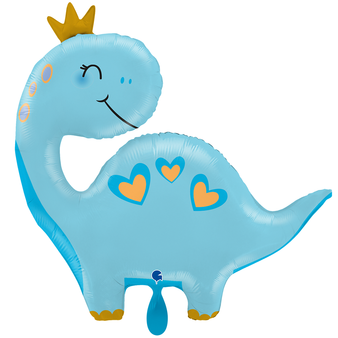 1 Balloon XXL - Blue Dino