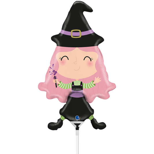10 Miniballoons Airfilled - Lovable Witch (Unverpackt)