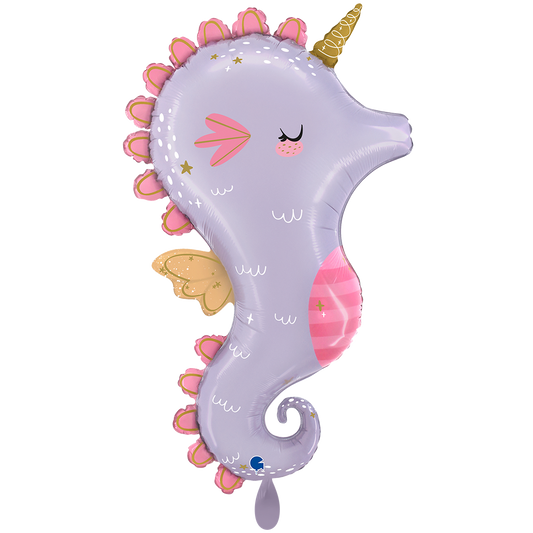1 Balloon XXL - Magical Seahorse