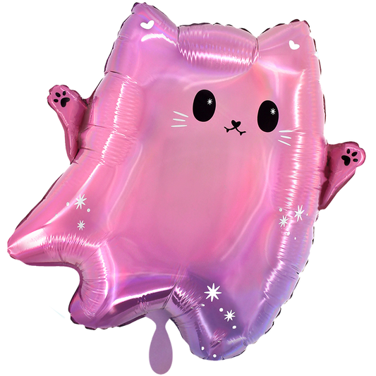 1 Balloon - Kawaii Ghost Cat