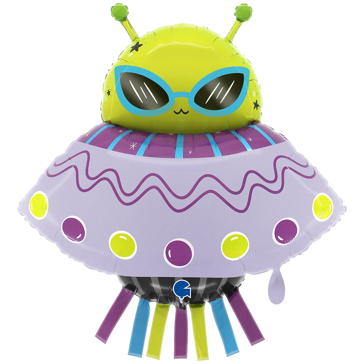 1 Balloon XXL - Funky Alien