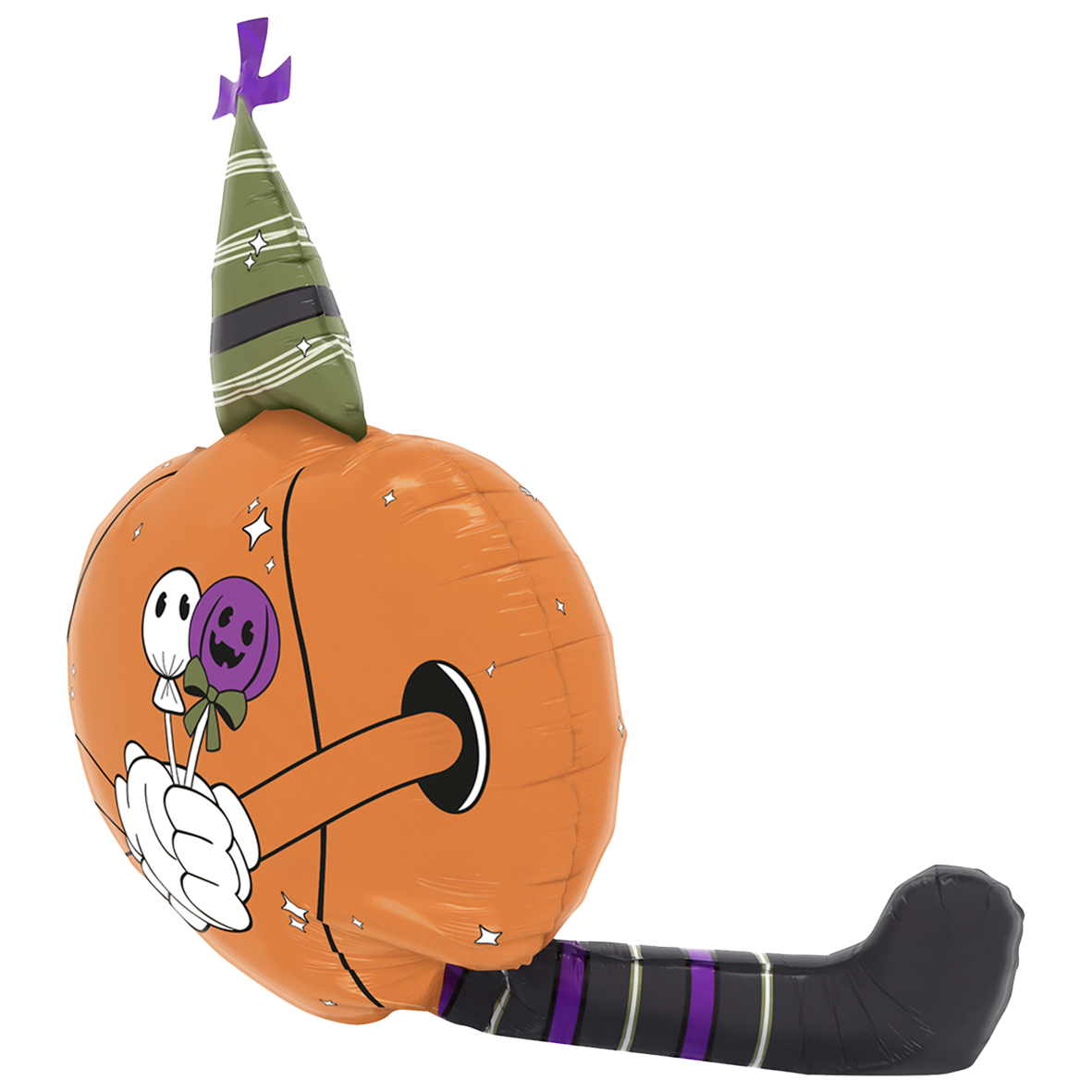 1 Balloon - The Sitting - Vintage Pumpkin