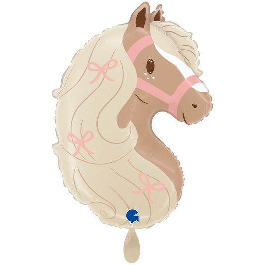 1 Balloon XXL - Boho Pony Head