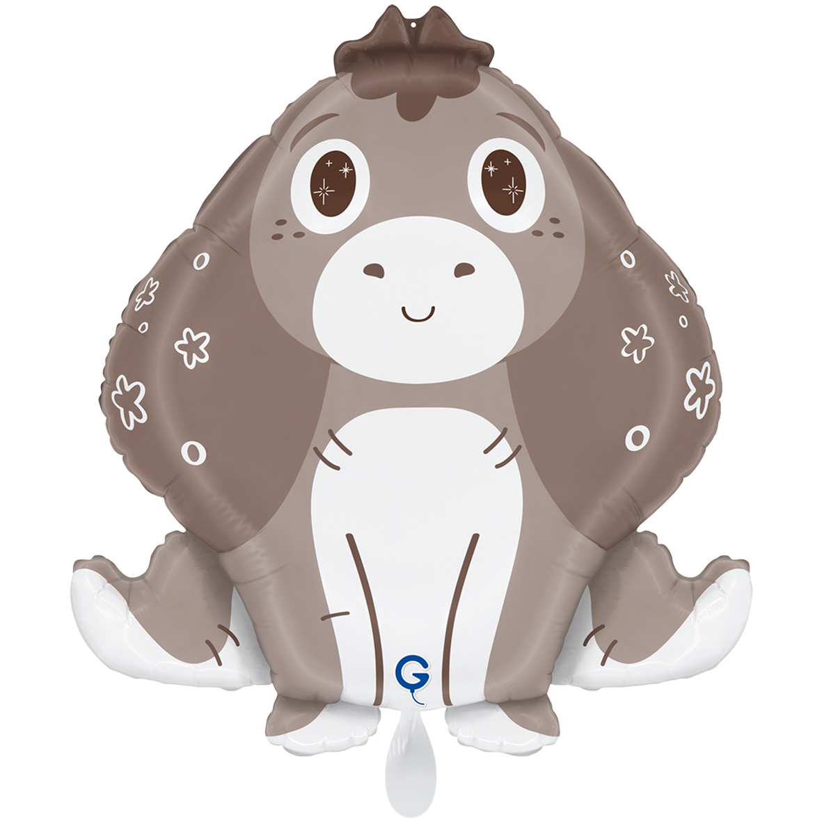 1 Balloon - Boho Donkey