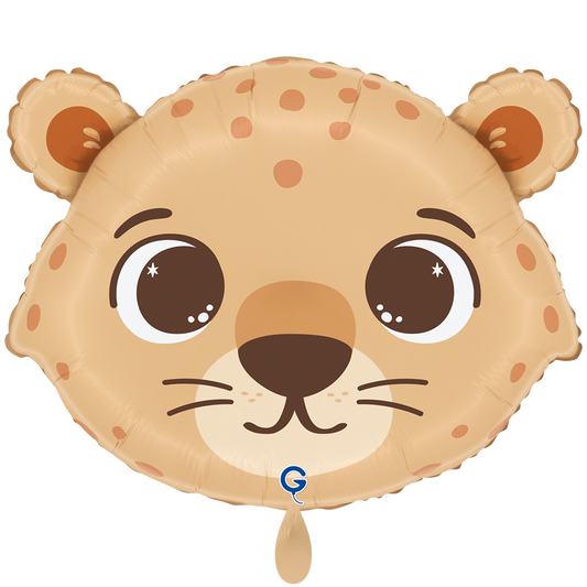 1 Balloon - Funny Cheetah Head