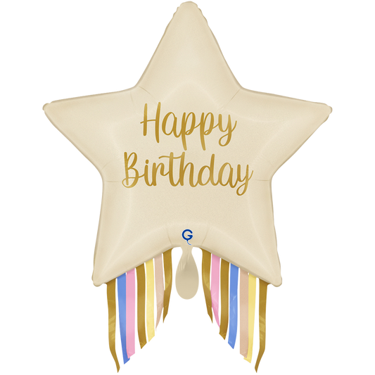 1 Balloon - Starburst Birthday