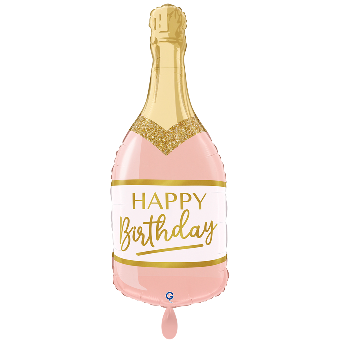 1 Balloon XXL - Pink Birthday Bottle