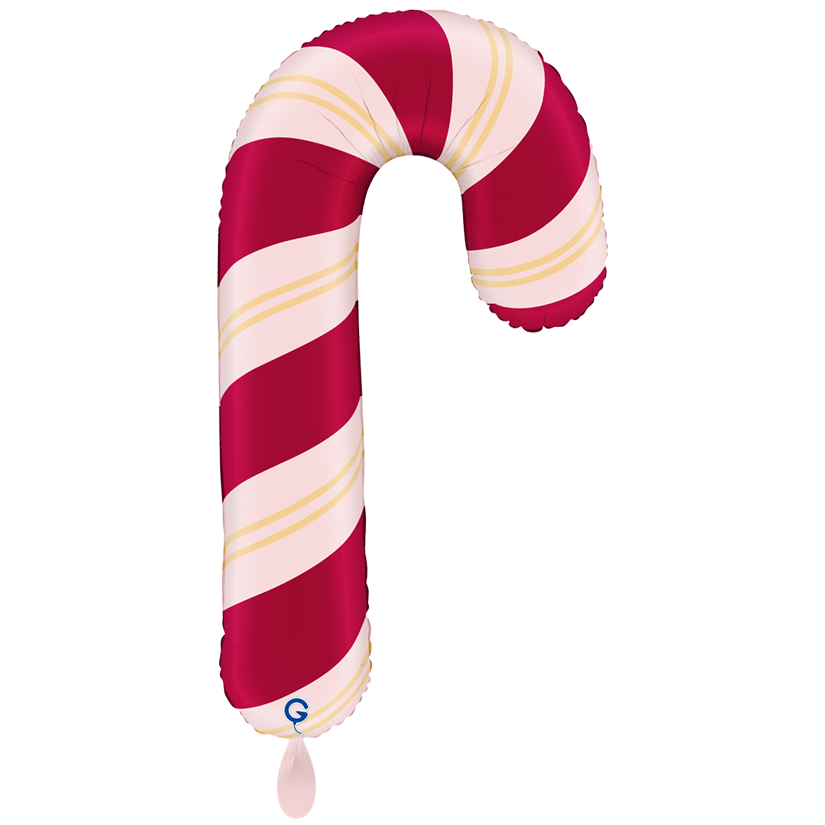 1 Balloon XXL - Satin Cherry Candy Cane