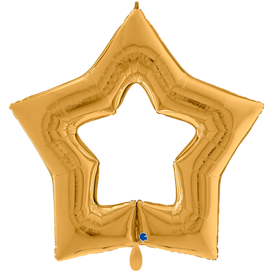 1 Balloon XXL - Linky Star - Gold
