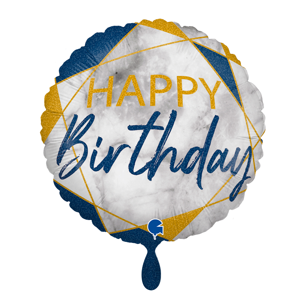 1 Balloon - Marble Mate HB Blue