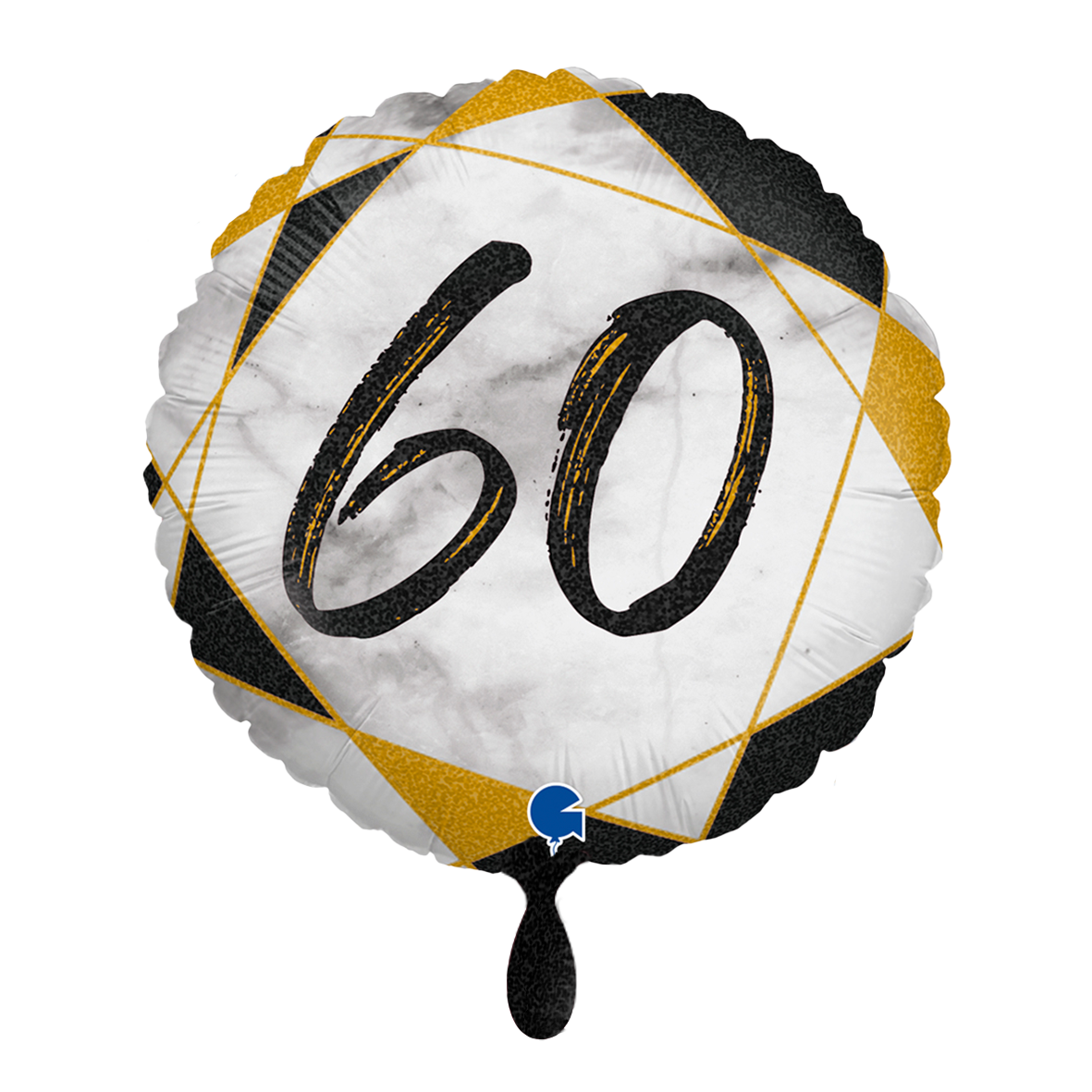 1 Balloon - Marble Mate 60 Black