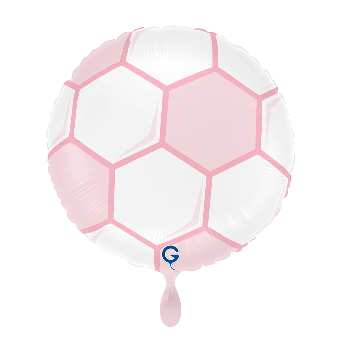 1 Balloon - Soccer Ball Pink
