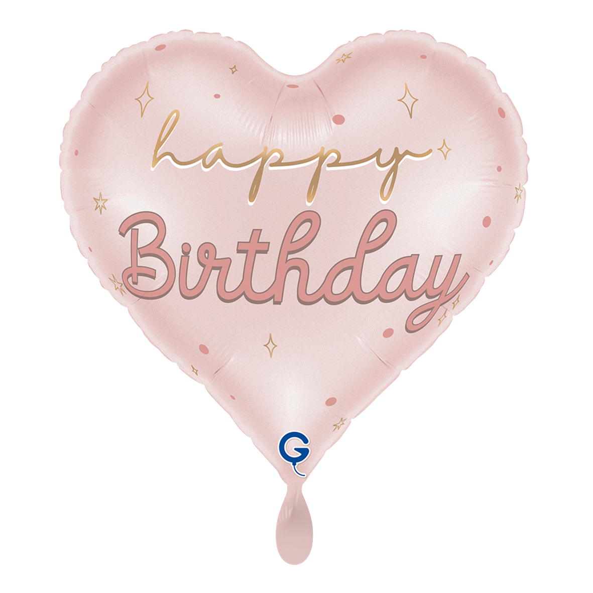 1 Balloon - Pink Happy Birthday