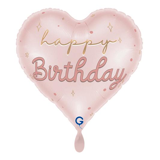 1 Balloon - Pink Happy Birthday