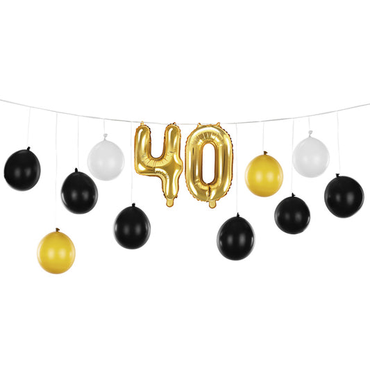 1 Ballonset - 3in1 - 40th birthday